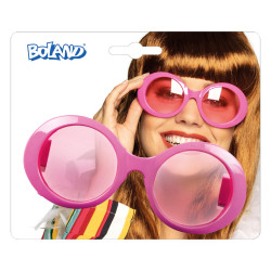 Párty brýle retro neonově růžová